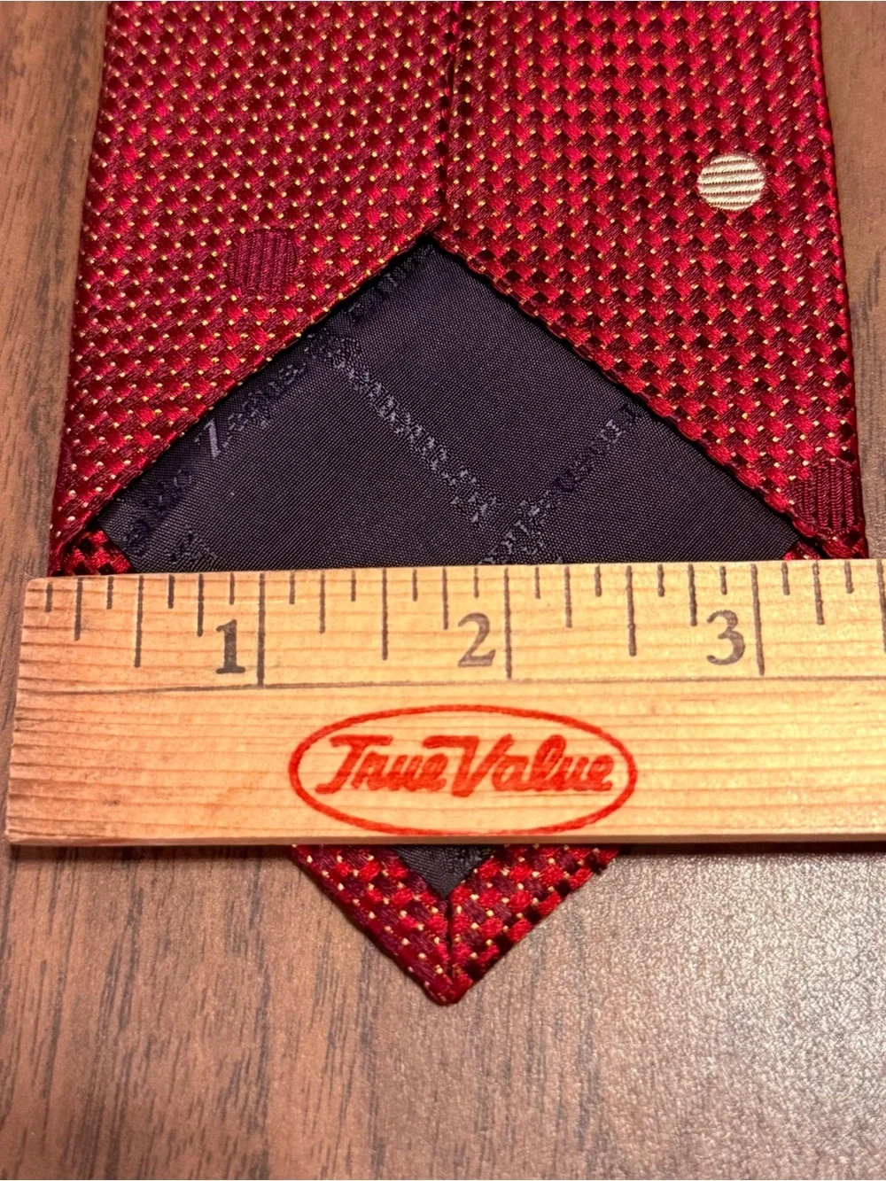 Ermenegildo Zegna Red Silk Polka Dot Tie